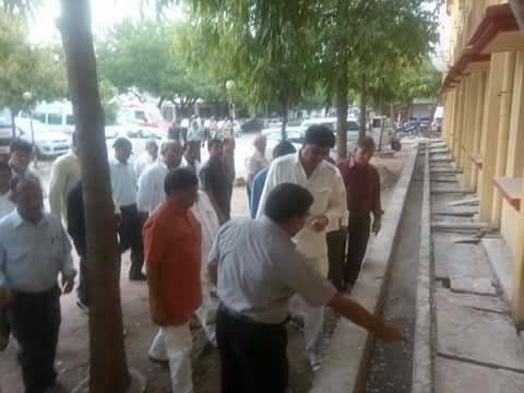 भीलवाड़ा में मंत्री द्वारा जल संरक्षण अवलोकन
