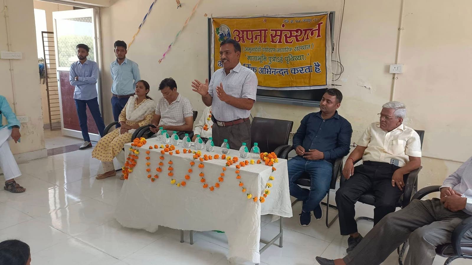 राजकीय आईटीआई किशनगढ़ में पर्यावरण वार्ता व पौधारोपण