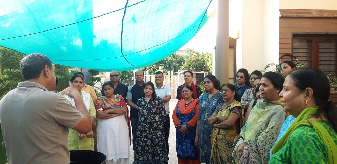 भीलवाड़ा में अपना संस्थान का किचन वेस्ट टू वेल्थ प्रयोग
