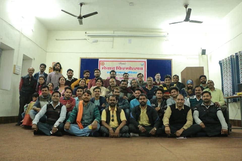 भीलवाड़ा में मेवाड़ फिल्मोत्सव के लिए कार्यकर्ताओं की बैठक