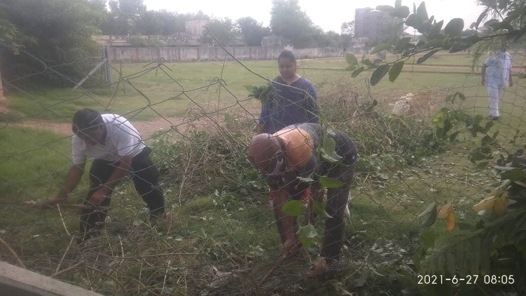भीलवाड़ा में निशुल्क पौधा वितरण एवं स्वच्छता अभियान
