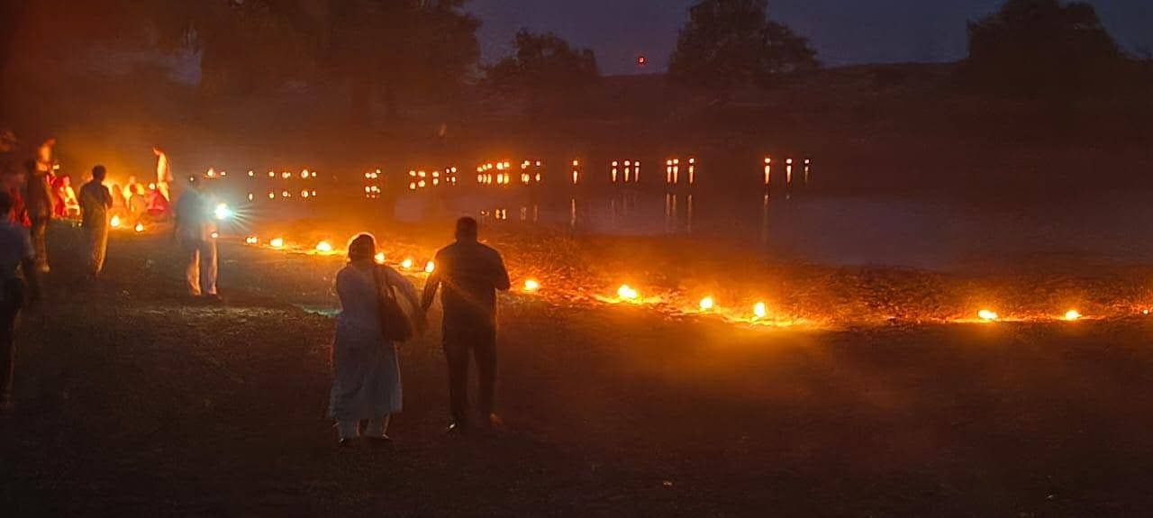 फलोदी में गुलाब सागर दर्शन एवं मोखेरी ओरण आरती
