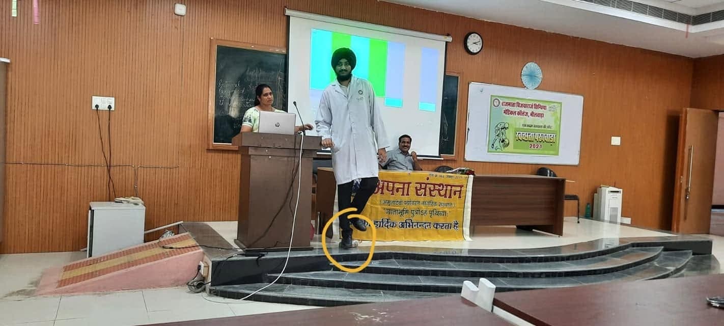 मेडिकल कॉलेज भीलवाड़ा में इको ब्रिक्स कार्यशाला