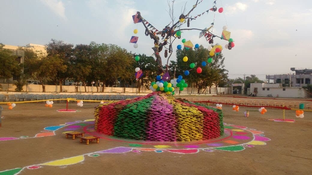 गोबर कंडों की होली — पर्यावरण-अनुकूल होलिका दहन (भीलवाड़ा 2018)