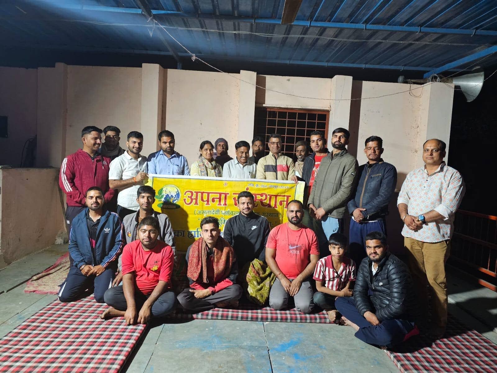 साप्ताहिक श्रम केंद्र का शुभारंभ, चावंडिया